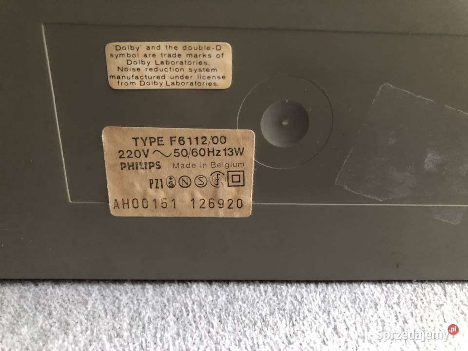 Magnetofon deck Philips F 611300 Vintage Magnetofony śląskie Jaworzno