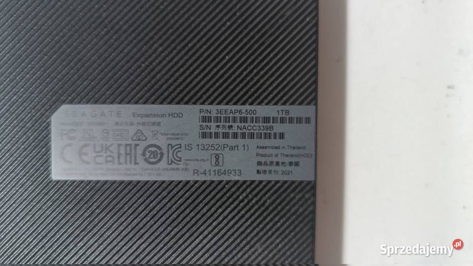 Dysk SEAGATE Expansion Portable 1TB HDD sprzedam