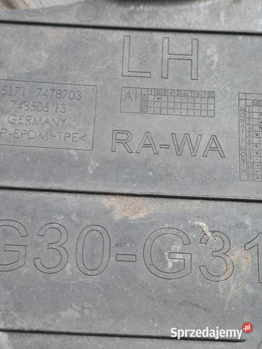 BMW 5 g30 nadkola przodu Łódź sprzedam