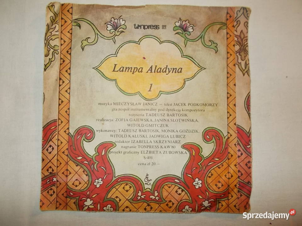 Lampa Aladyna2 płyty winylowe Płyty i kasety Poznań