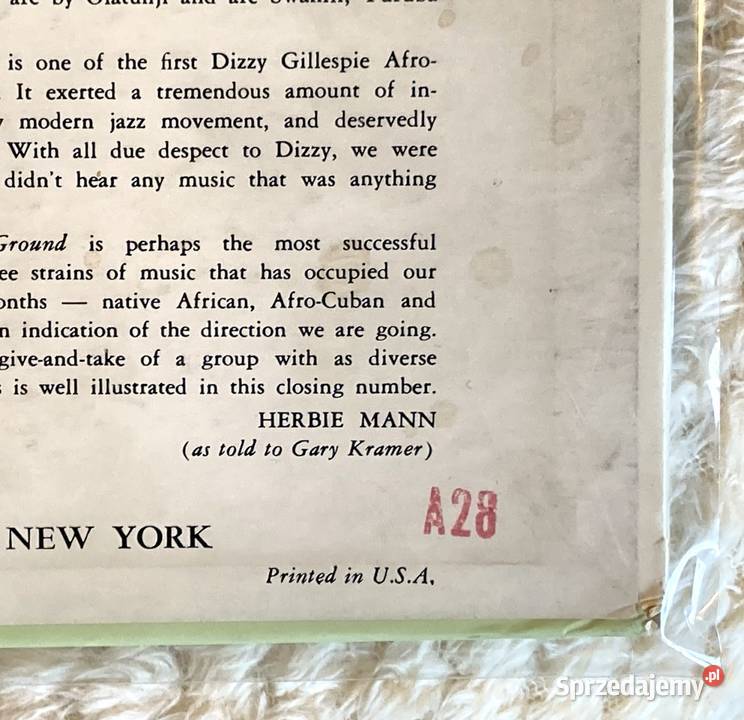 The Herbie Mann AfroJazz Sextet Four Trumpets 1 płyta Płyty i kasety Szczecin