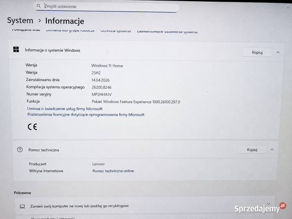 Lenovo IdeaPad Gaming 3 15ACH6 Ryzen 5 5500H RTX Warszawa