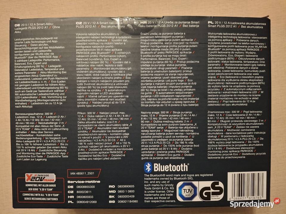 Szybka ładowarka PARKSIDE PERFORMANCE Smart PLGS Zgierz