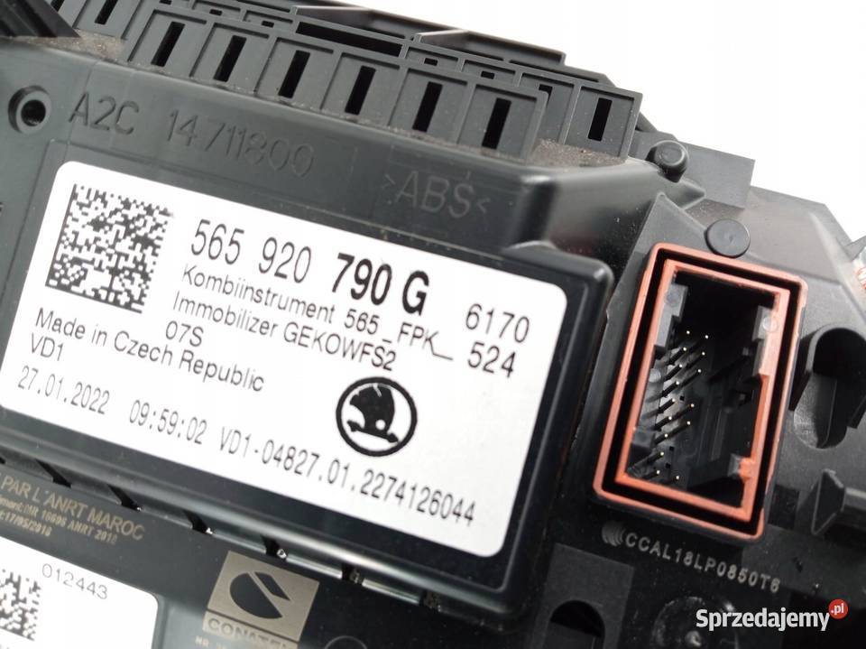 LICZNIK 565920790G Skoda Kodiaq I 20162023 świętokrzyskie sprzedam