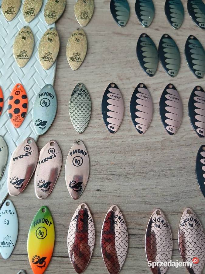Błystka blacha paletka skrzydełka obrotówka Siedlce