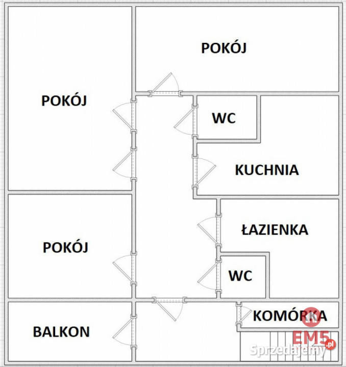 Mieszkanie 81m2 3 pok Białystok Sprzedaż podlaskie
