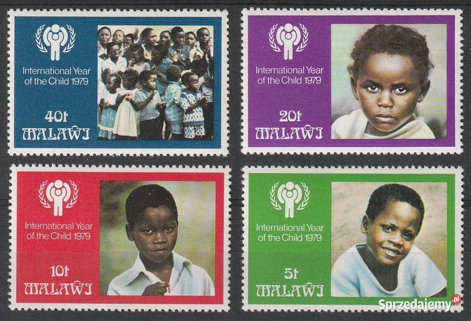 MALAWI UNICEF 1979 CZYSTE Filatelistyka Łódź