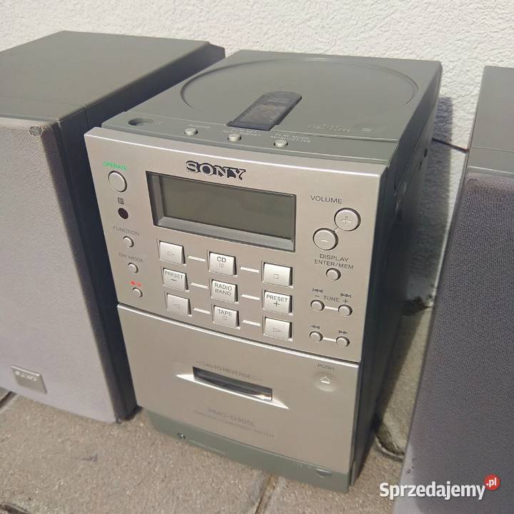 SONY PMCD305L miniwieża Magnetofon korektor CD Świebodzice