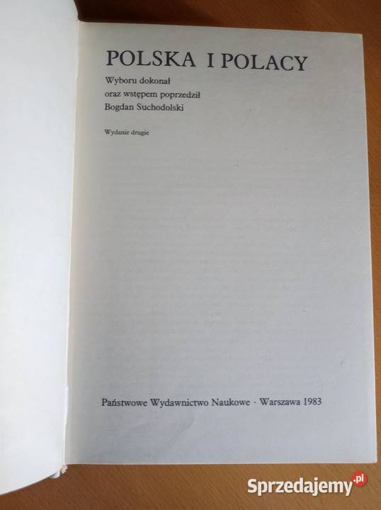 Polska i Polacy Suchodolski Bogdan 1983 Kielce