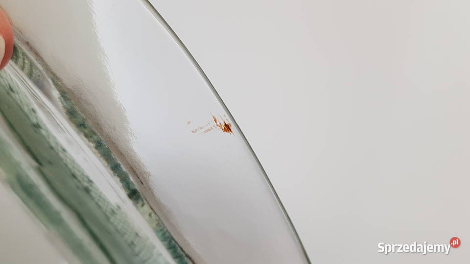 Patera półmisek ryby pstrągi 1 Ząbkowice szkło Dąbrowa Górnicza