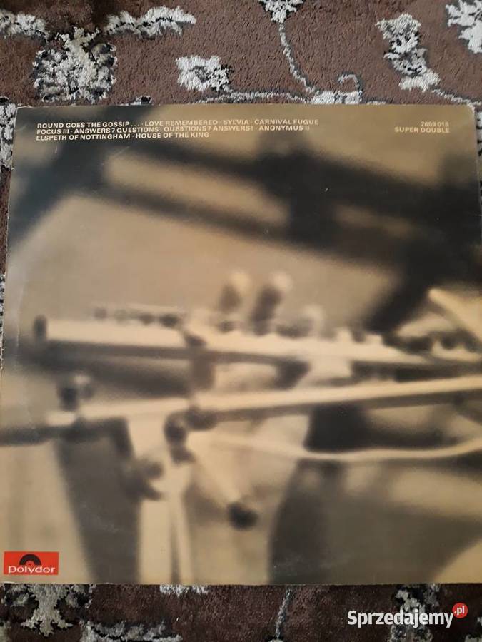Z klasyki rocka progresywnego FOCUS 3 1972r 2LP sprzedam