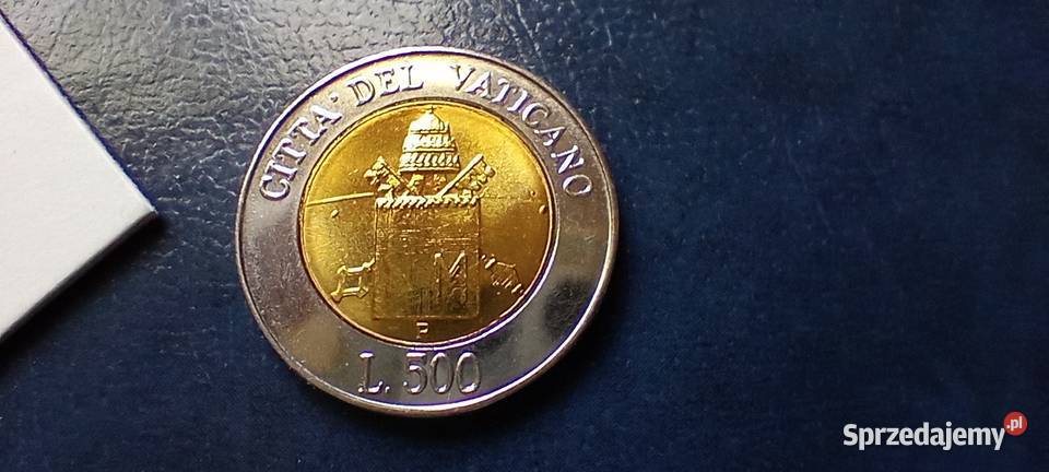 Stare monety 500 lir 2000 Watykan Lesko sprzedam