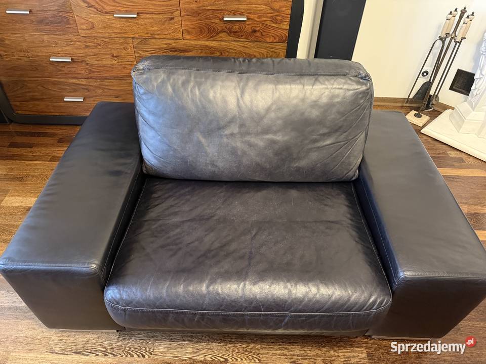 Skórzany wypoczynek z AlmiDecor sofa 240 fotel Komplety wypoczynkowe mazowieckie Płock sprzedam