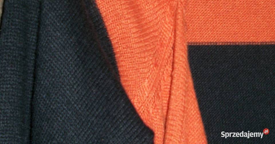 Sweter z acrylu w pasy marki Fuming r 4042 wielkopolskie