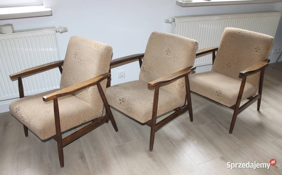Fotel LISEK typ 300190 Midcentury modern PRL