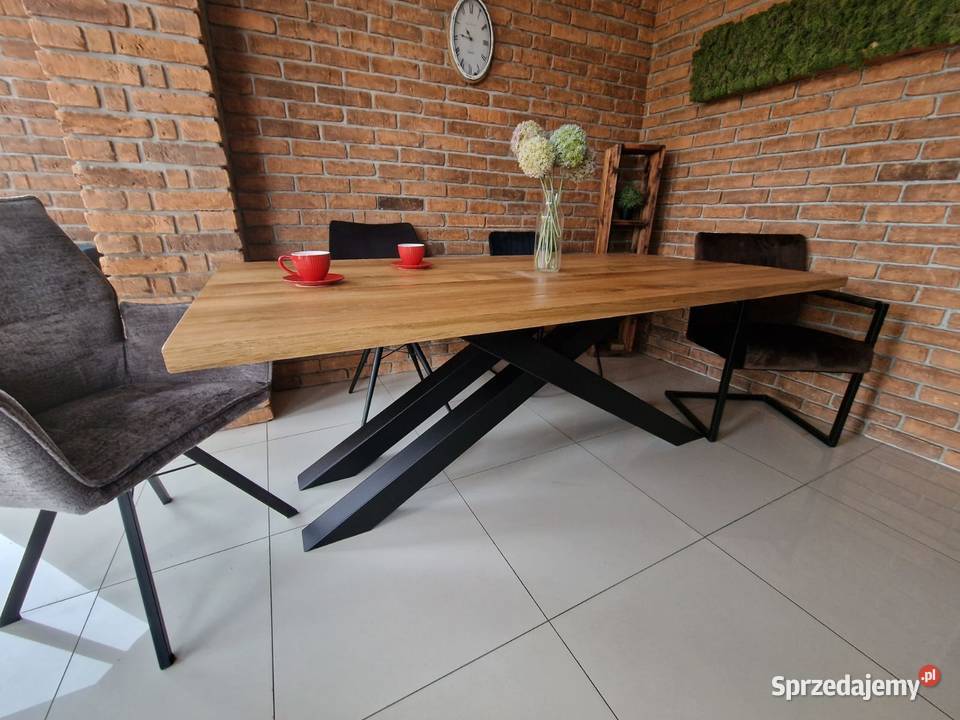 stół dębowy lity 230x100 producent dostępny ręki śląskie Zimnowoda