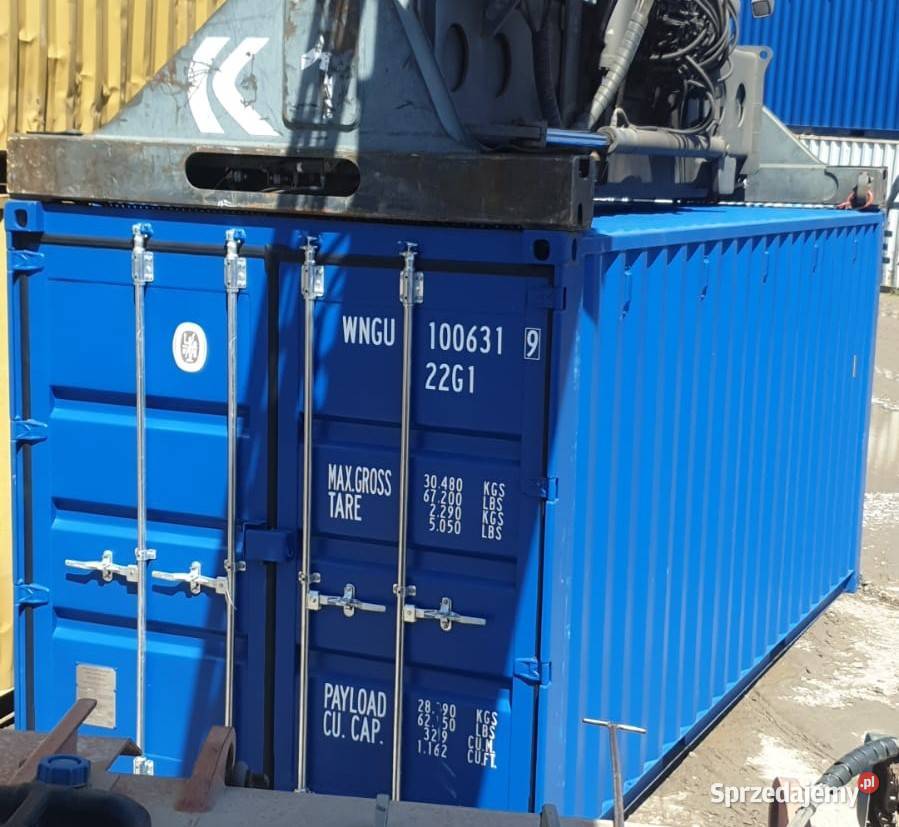 Kontenery 20DV DD OW z podwójnymi wrotami jednej Gdańsk