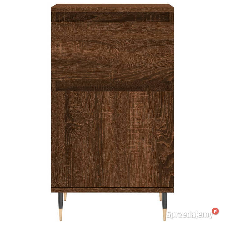 Szafki 2 brązowy dąb 40x35x70 materiał