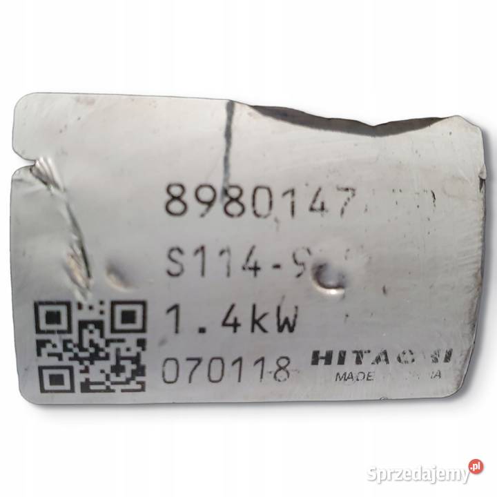 ROZRUSZNIK Opel Astra III H 17 CDTI 8980147432 Układ elektryczny silnika