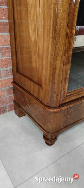 Ekskluzywna biblioteka witryna biedermeier antyk Łagów