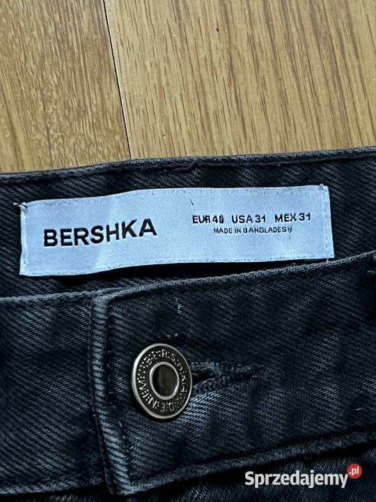 Bershka baggy jeans stan czarny sprzedam