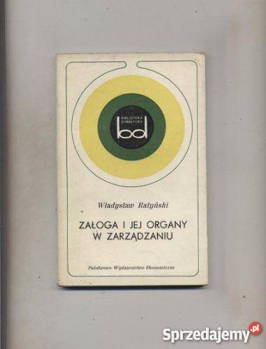 Ratyński W Załoga i jej organy w zarządzaniu Szczecin sprzedam