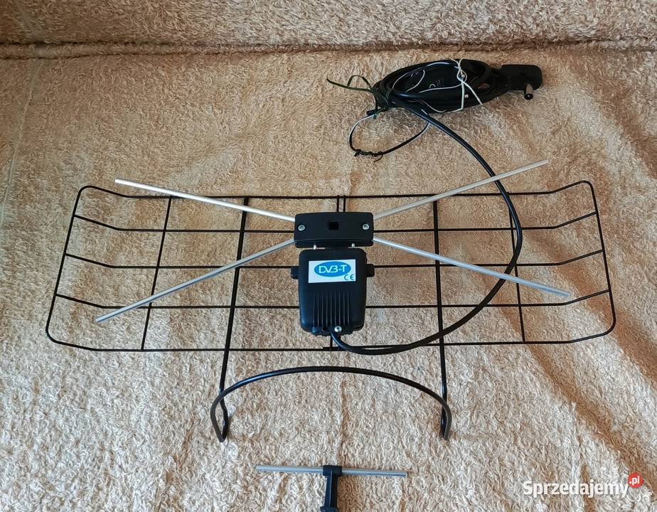 Antena pokojowa zewnetrzna svbt zasilacz NOWE Pozostałe Mysłowice