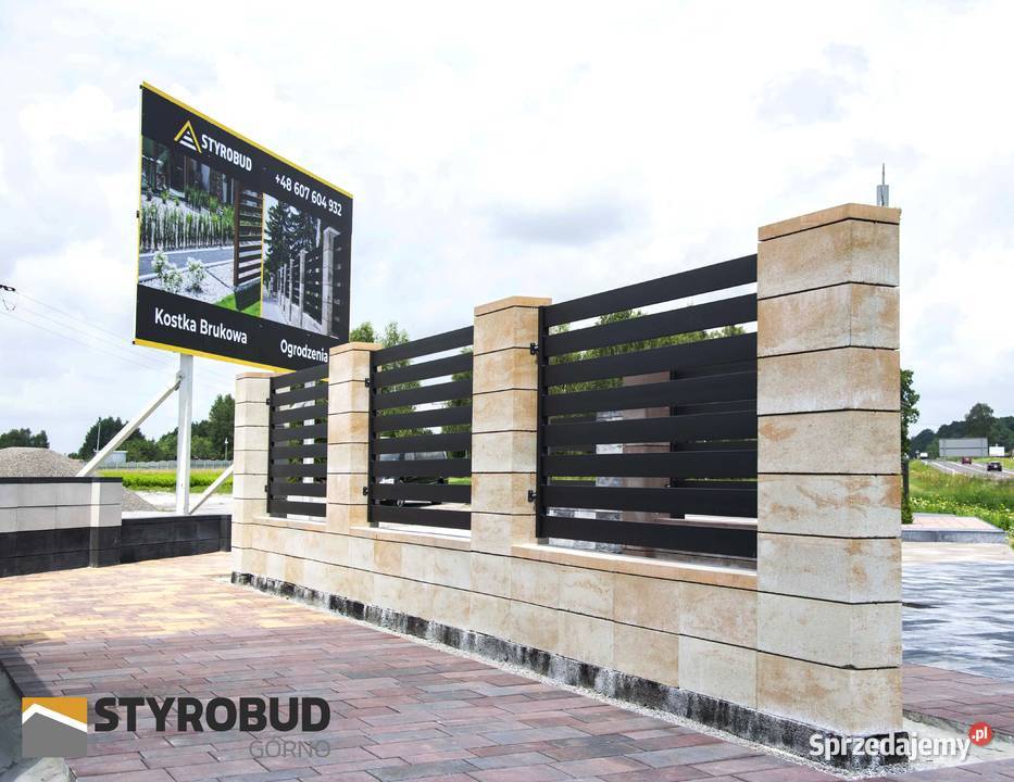 Ogrodzenie gładkie Styrobud Fini PF3 20x50x20 Rzeszów