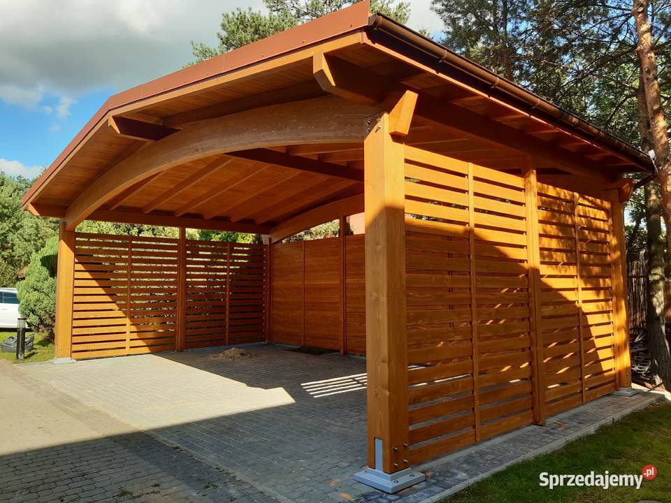 Wiata garażowa ITALIA 9M BSH Architektura ogrodowa małopolskie Łącko sprzedam