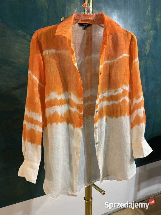 Koszula damska 34 Massimo Dutti pomarańczowa długi Częstochowa