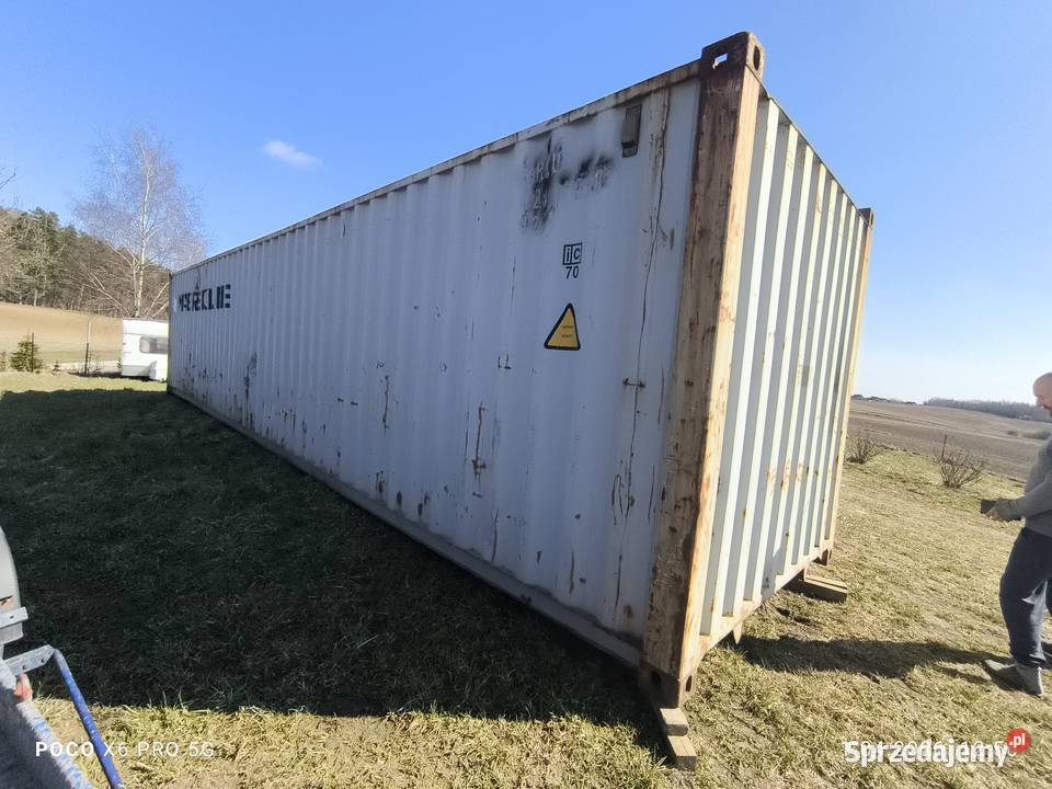 Kontener morskie 12 m transport super stan Czersk