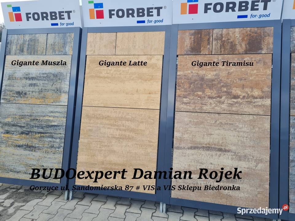 Nowoczesna płyta tarasowa XL Forbet Gigante podkarpackie Gorzyce sprzedam