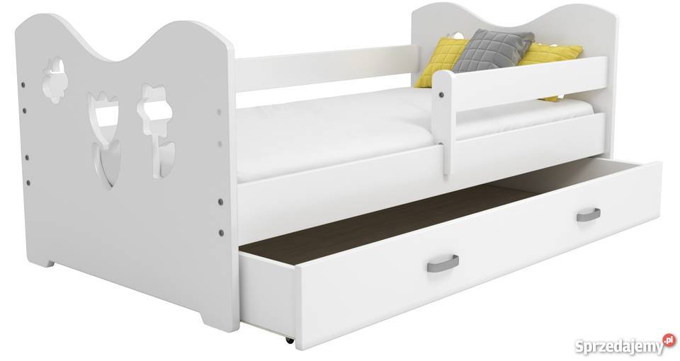 Łóżko sosnowe dziecięce Miki B2 160x80 szuflada Puck sprzedam