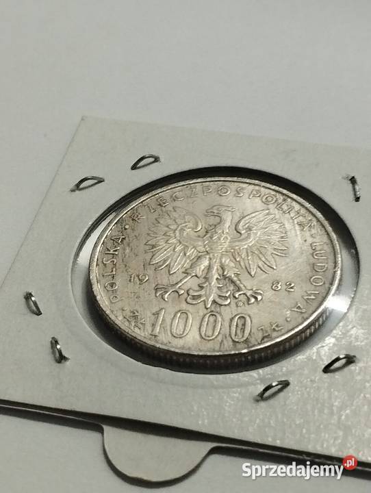 Sprzedam kopię monety w holderze Polska 1000 Bydgoszcz sprzedam