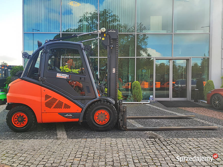 Wózek widłowy Linde H45T02 duplex 37 m LPG 45 Kęty sprzedam
