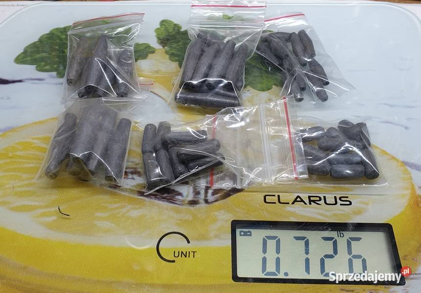 Ciężarki wędkarskie na sztuki różne Wędkarstwo warmińsko-mazurskie Reszel