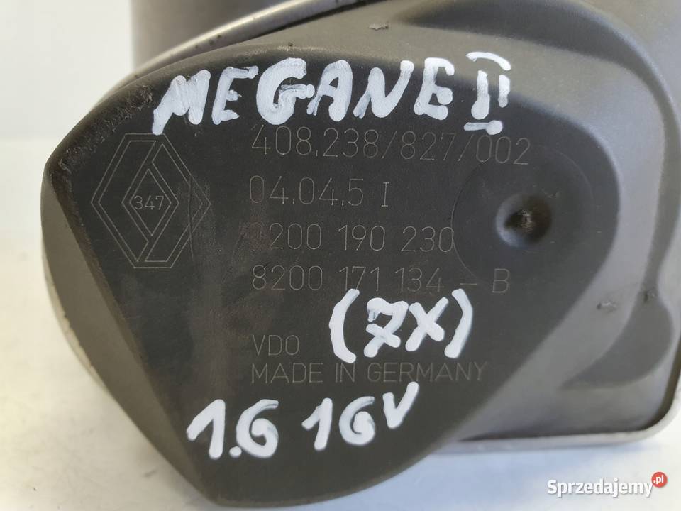 Renault Megane II 16 16V PRZEPUSTNICA 8200190230 lubelskie Janów