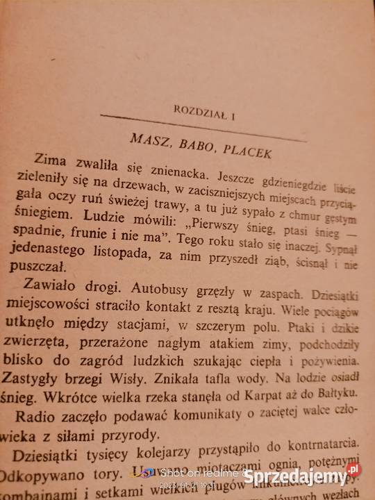 Szczygieł książki Powódź księgarnia Praga mazowieckie sprzedam