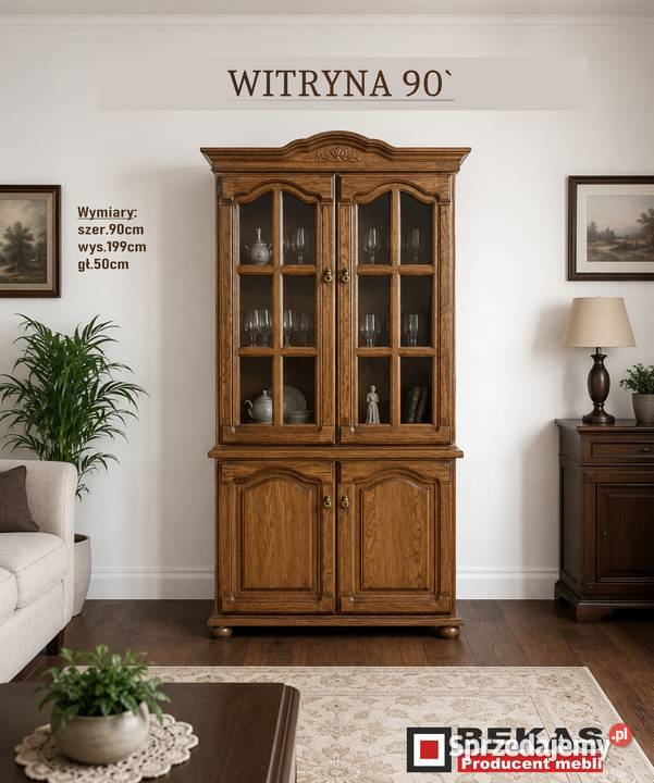 Stylowa Witryna Witrynka 90 Kredensik Producent Dom i Ogród dolnośląskie Głogów