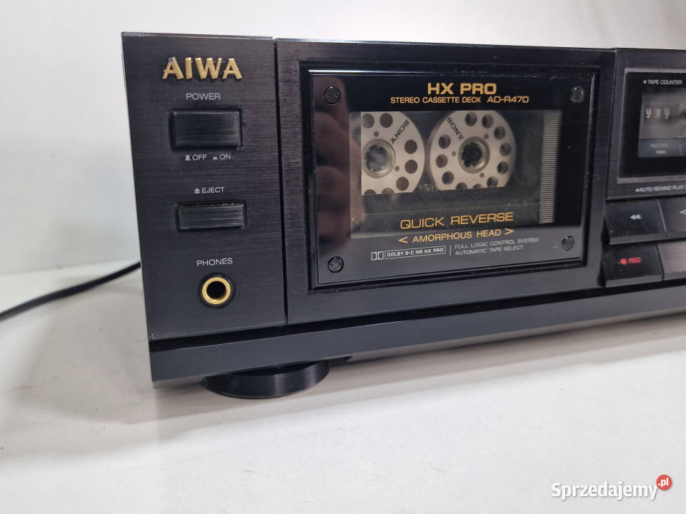 Magnetofon catette deck Aiwa ADR470 AD R 470 Międzychód