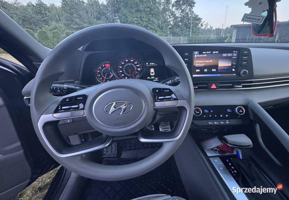 Hyndai Elantra 2022 MPI LPG 46000km łódzkie Pabianice
