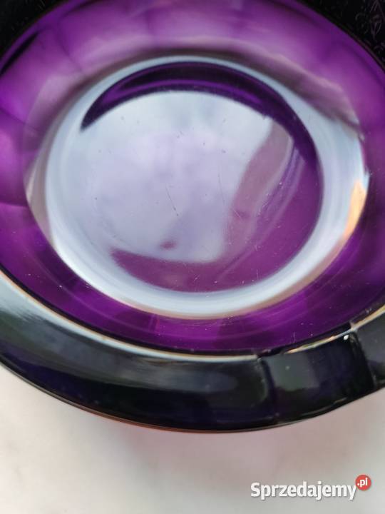 Piękny ametystowy zestaw szklany w stylu art zachodniopomorskie Choszczno sprzedam