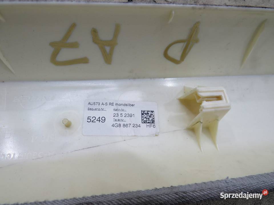 OSŁONA SŁUPKA LEWA PRAWA PRZÓD AUDI A7 4G8867234 sprzedam