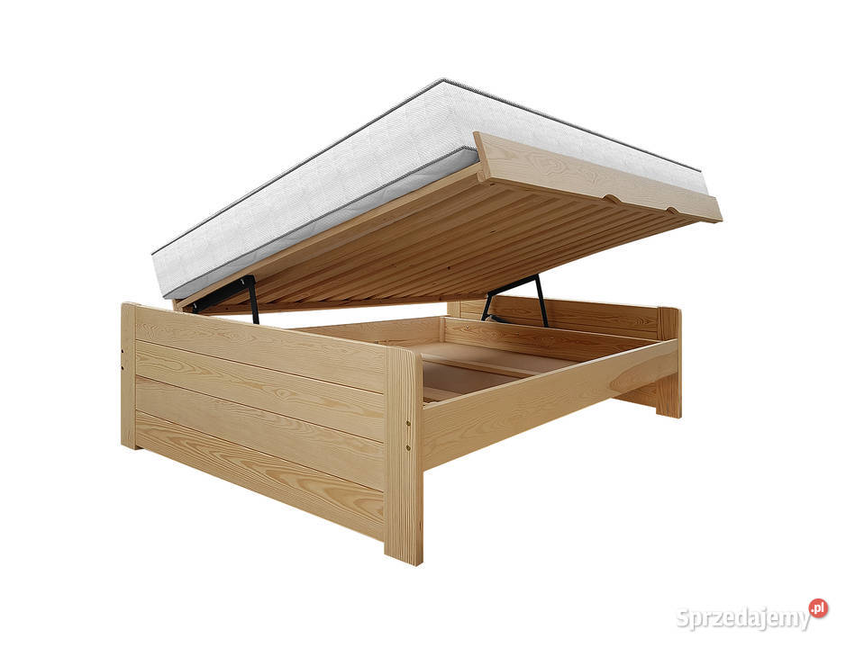 Łóżko ASTI wysokie siedzisko + 60 cm podnoszone od boku