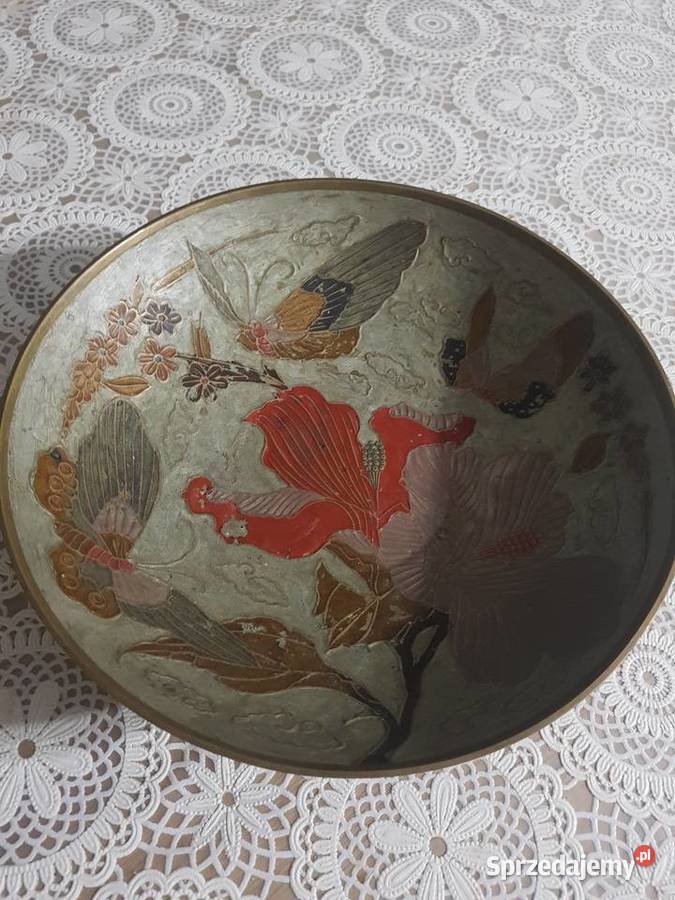 Patera misa mosiężna indyjska Wola Podłężna