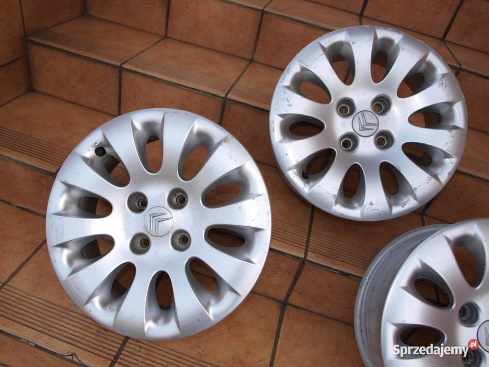 Citroen felgi alufelgi 15 oryginalne 3 sztuki Kalisz