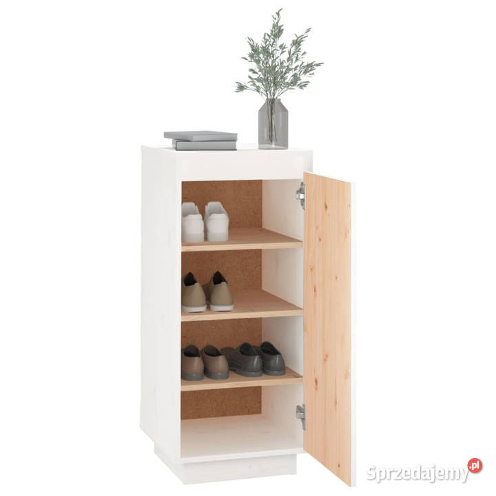 Szafka na buty biała 35x35x80 lite drewno Warszawa