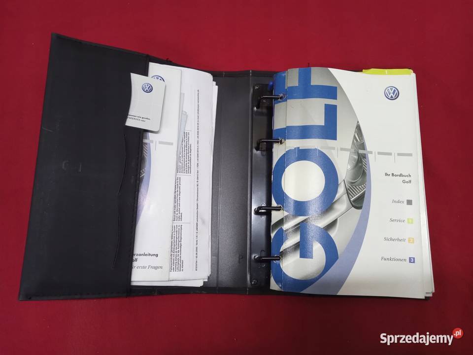 VOLKSWAGEN GOLF V 5 Instrukcja książka Gwar ETUI Łódź