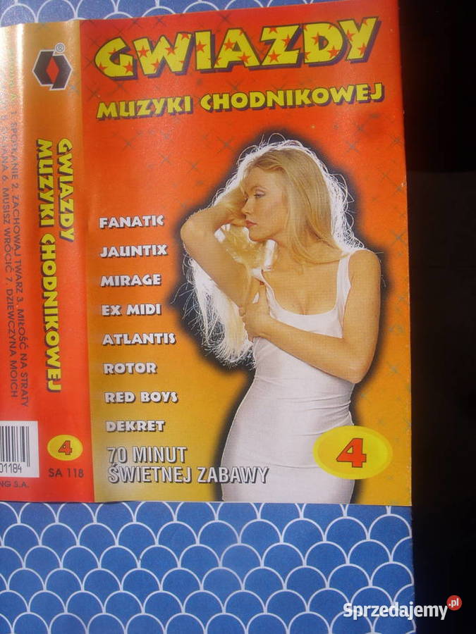 Kaseta audio GWIAZDY MUZYKI CHODNIKOWEJ 4 1995 Muzyka dolnośląskie Wołów