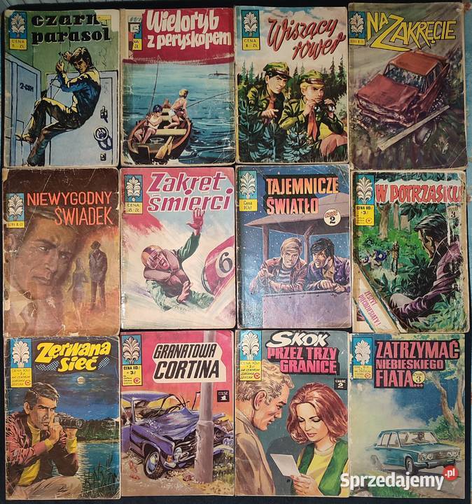 Komiksy Kapitan Żbik wydania I sztuk 12 Warszawa